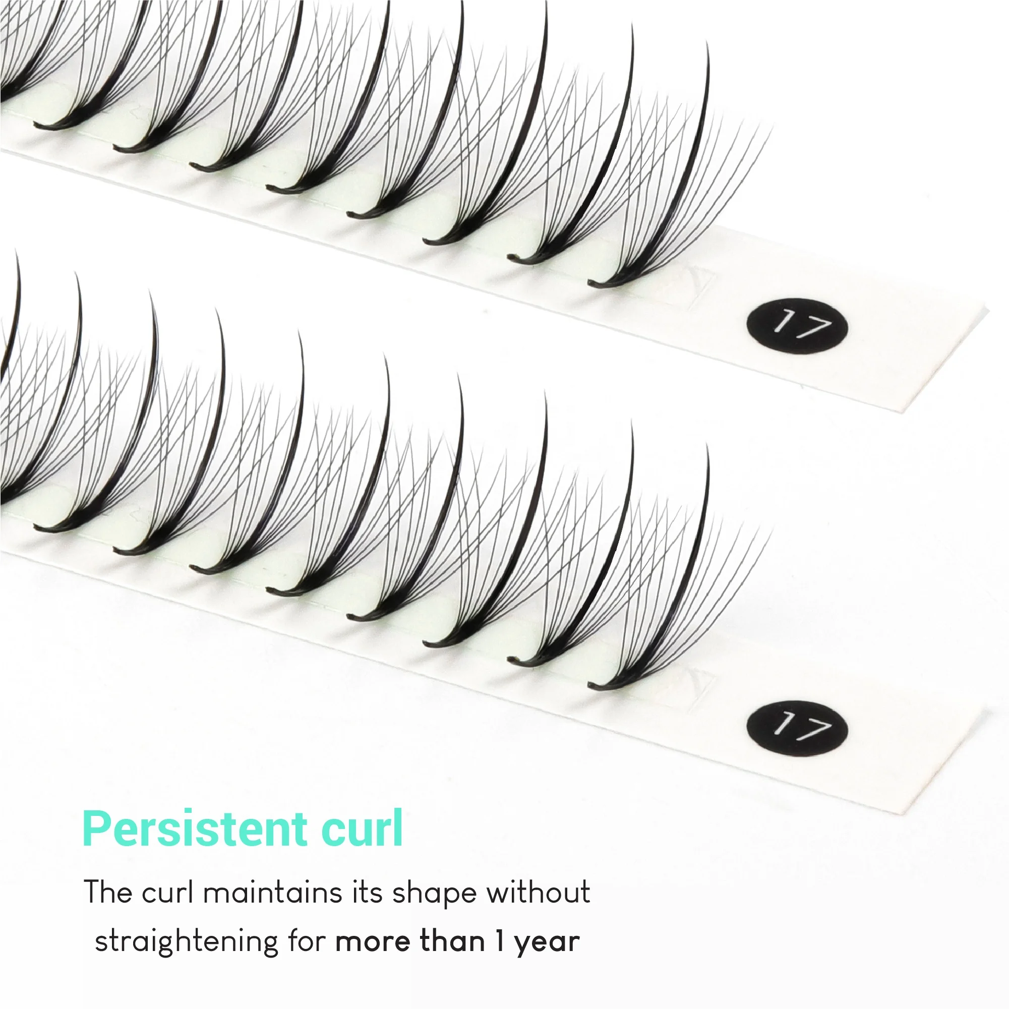 Premium Narrow Fan Lashes - makeup wispy wet lash spike long stem fans eyelash - High-end Korean & German PBT Fiber