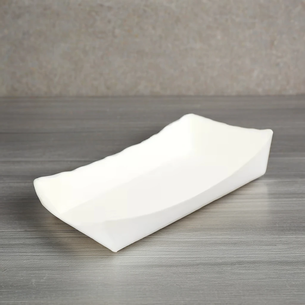 Большой размер Белый одноразовый лоток для бумажных тарелок поднос еды специальных мероприятий тортов суши