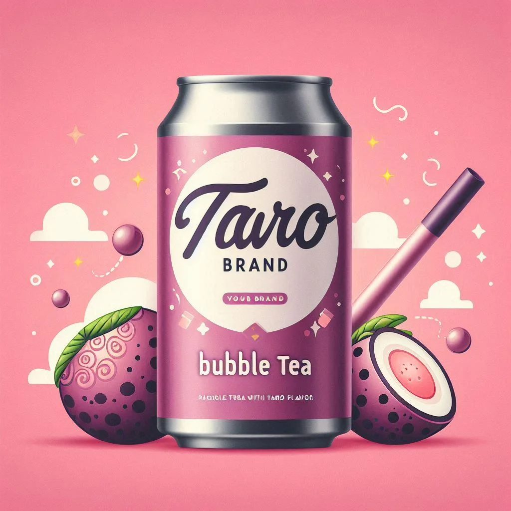 330ML Private Label Bubble Milk Tea HALAL Certified Tapioca Boba Taro Flavorful Juice Bubble Tea Beverages Wholesale Supply