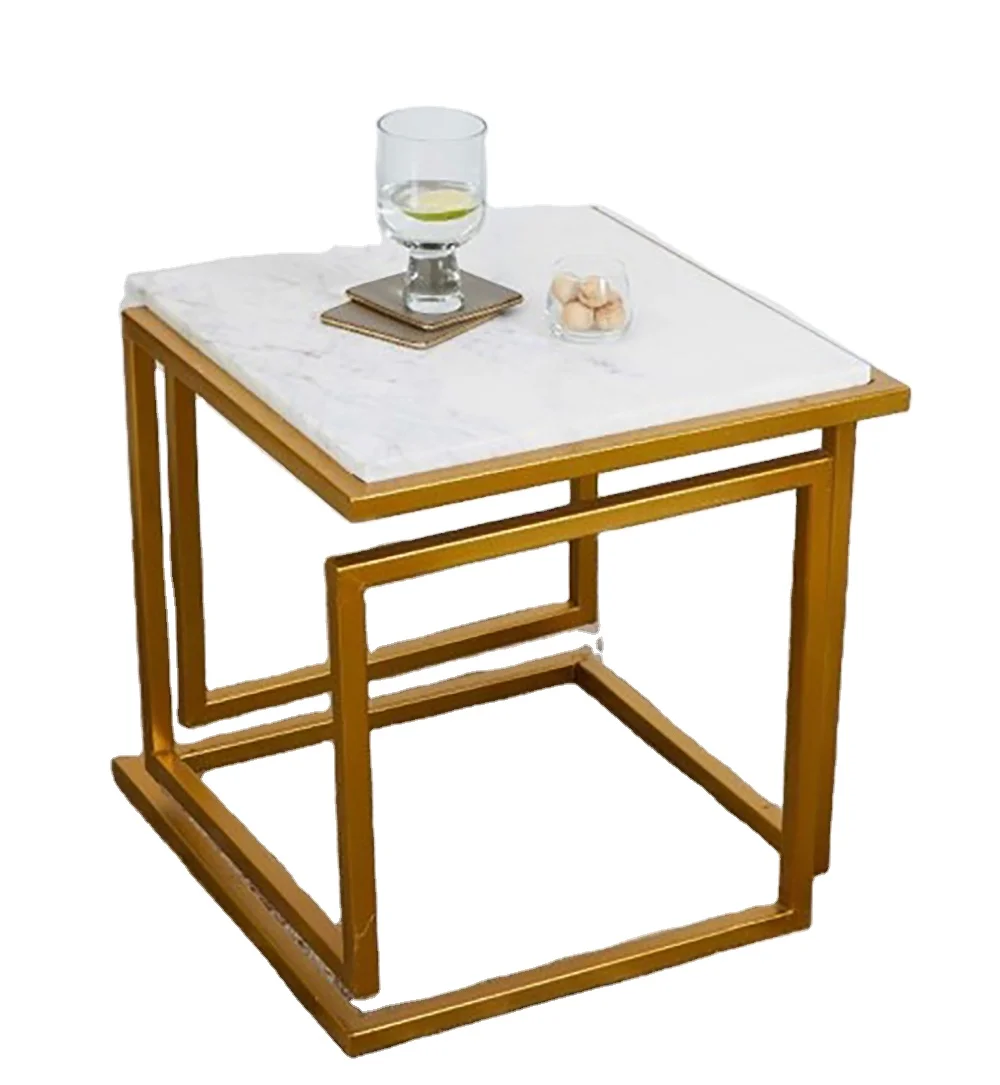 Best Quality Custom Design Rectangular Gold Table For Living Room Dining Room and Office Space Manufacturer Indian Factory