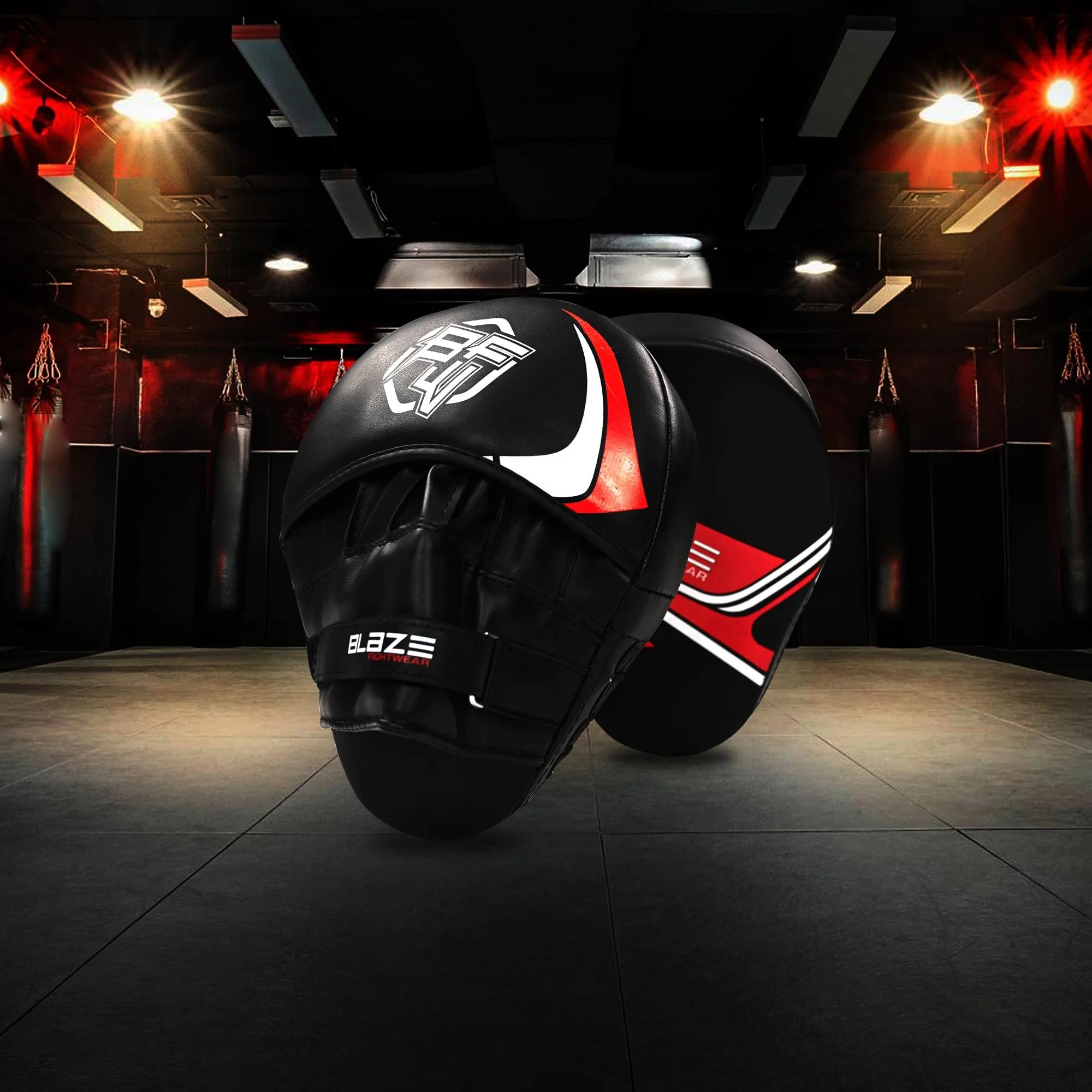 OEM Boxing Focus Mitts for Speed Target Punches & MMA Martial Arts Focus Pad Curved Mitt