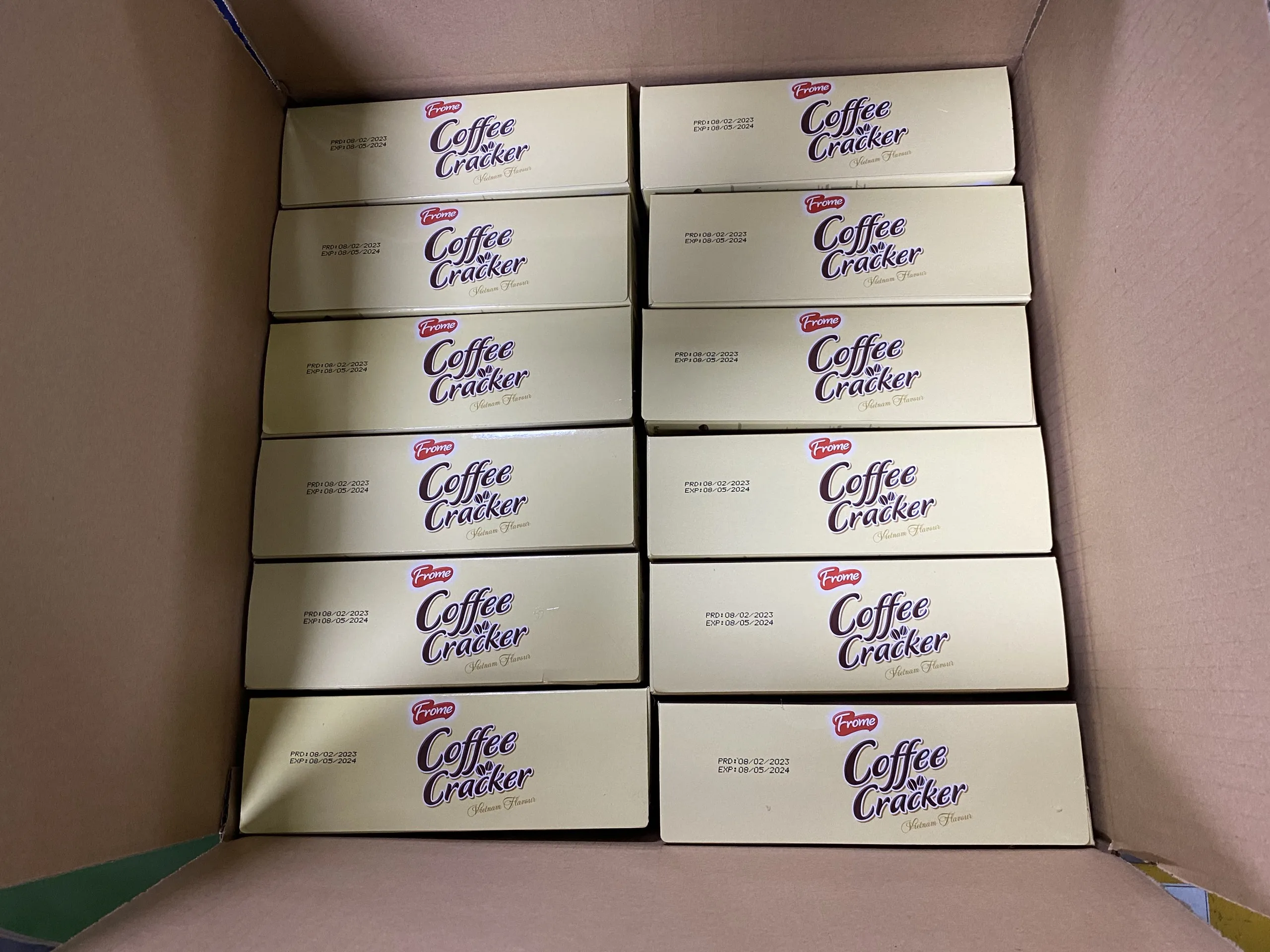 Omeli Vietnam высокое качество 288 г самый продаваемый крекер для сахарных вафель лучший вкус хрустящее печенье сладкий оптом