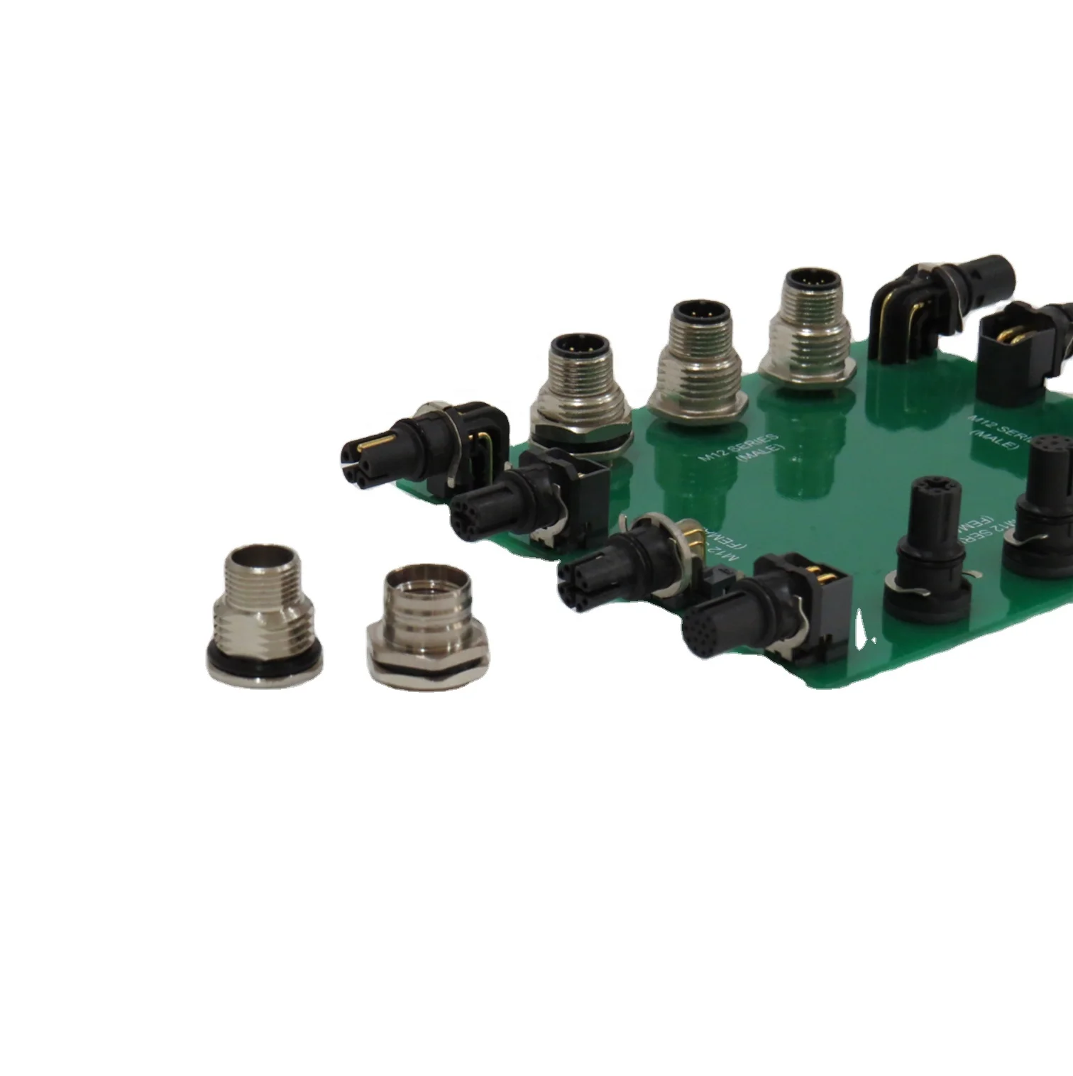 Waterproof IP67 IP68 M12 A B D K L S T X Y M coded female male connector cable assembly 3pins to 17pins