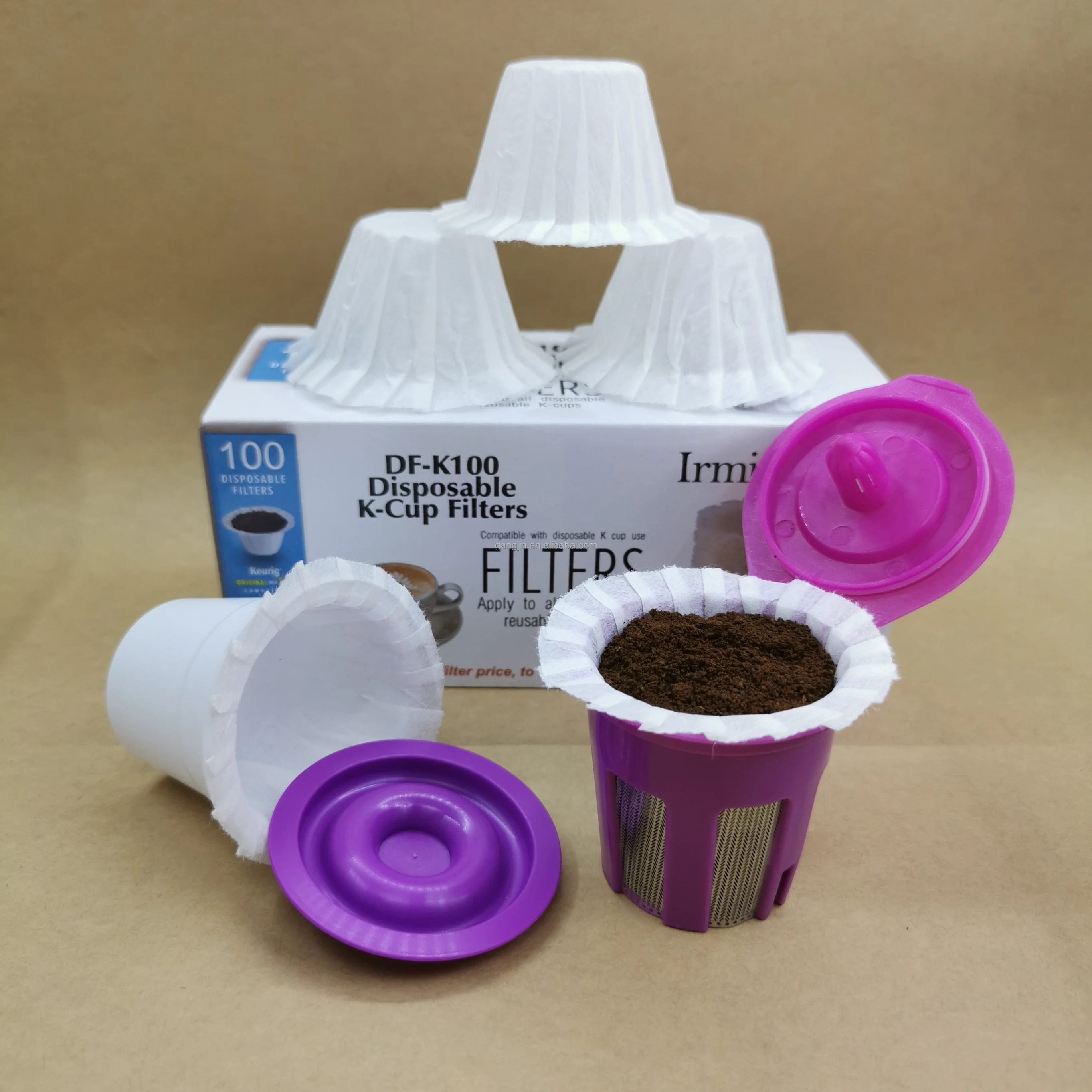 Amazon hot selling product Disposable paper filters High quality coffee filters K-cup filter