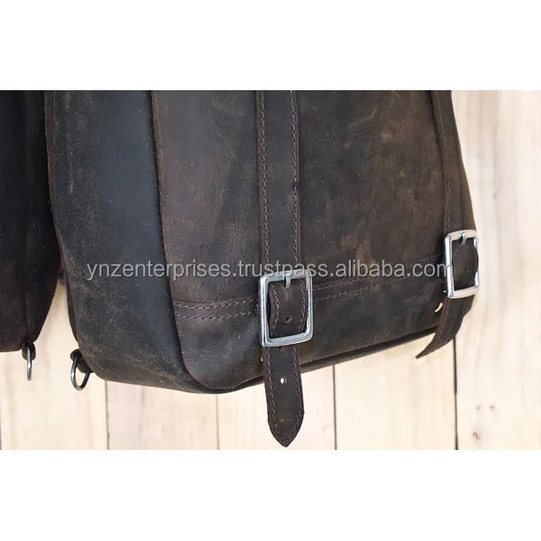 Y&Z Leather Saddle Bags For Horse Vintage Saddle Bag High Premium Quality Available Wholesale Price Made In India