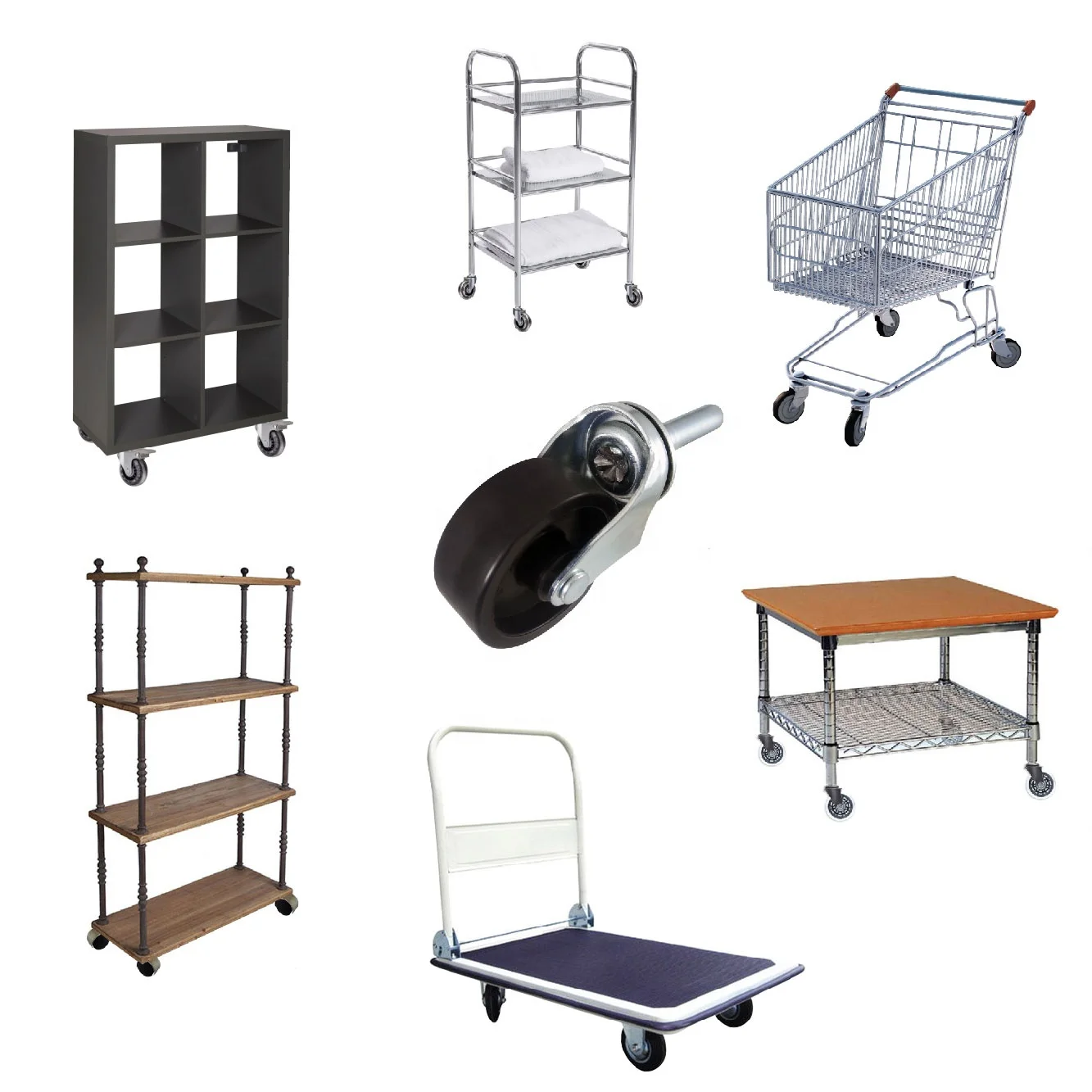 2 Inch PVC Caster Wheels Toy Car Caster Wheels