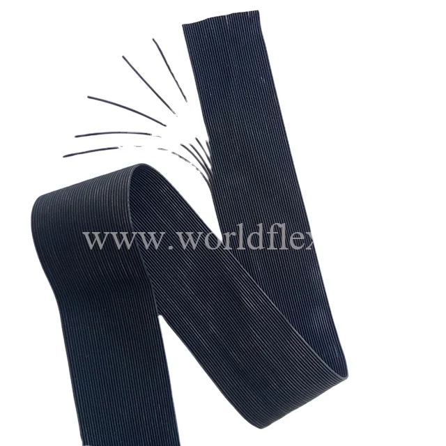 Silicone Black Rubber Thread (Rubber thread/ Natural rubber thread/ Black rubber thread)