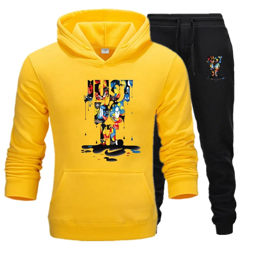 Long Sleeve Wholesale Hoodies Training Jogging Wear Joggers Up And Down Just Do Men Tracksuits It Custom Logo Tracksuit Men
