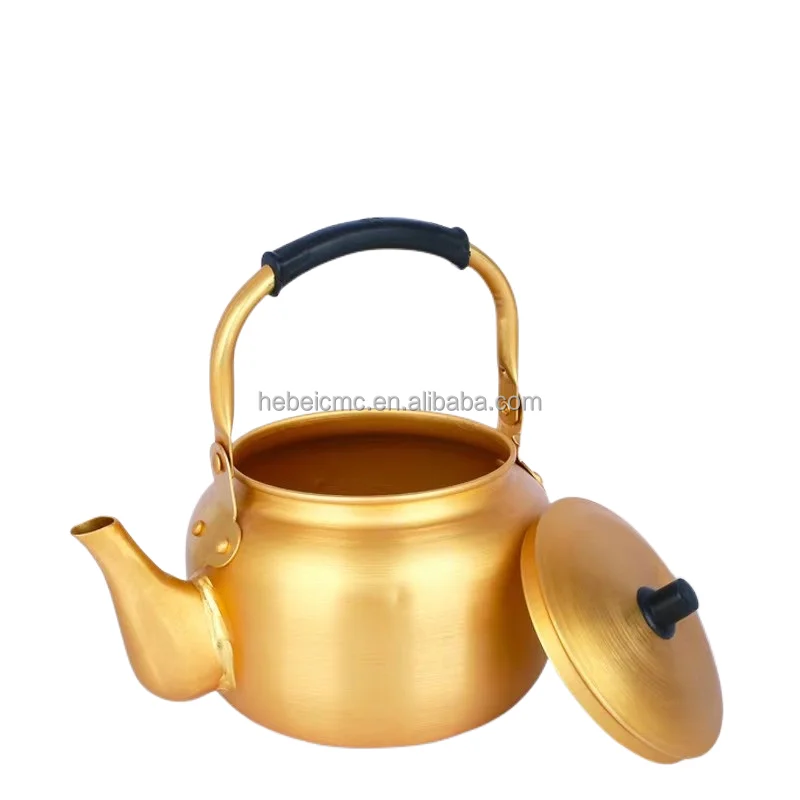 Factory Direct Sales Aluminum Yellow Kettle ,Aluminum Teapot Hot Sale Large Capacity Gas Water Kettle