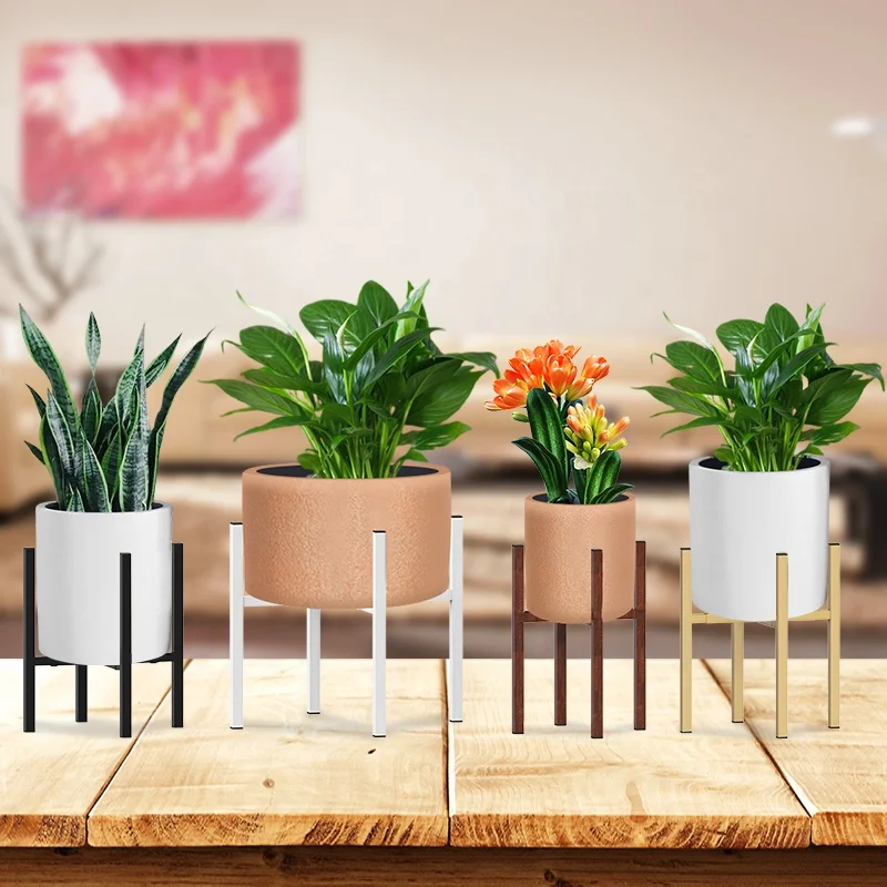 Fit 10 to 16 inches Adjustable Metal Plant Stand Rack Shelf Plant Stands Metal Display Stands