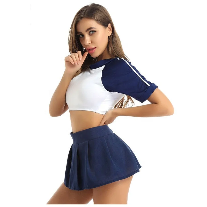 Cheerleading Uniforms Wholesale High Quality Fancy Dress Dance Outfits 100% Polyester CLU-0059
