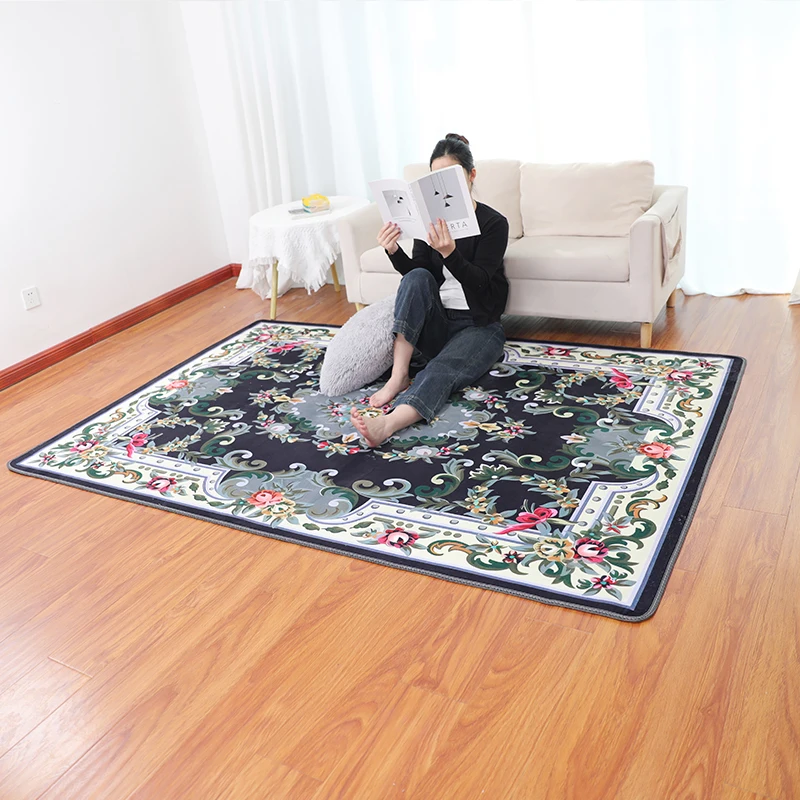 Factory Direct Selling high quality 3d Printed New Design crystal velvet carpet Fluffy Rugs