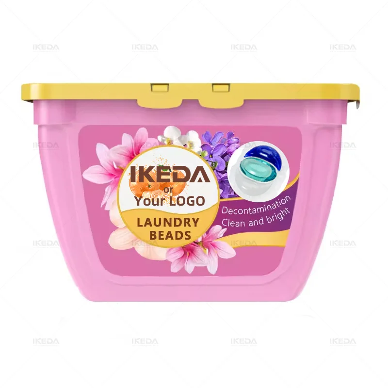 IKEDA laundry detergent scent booster beads pva film detergent pods for cloths