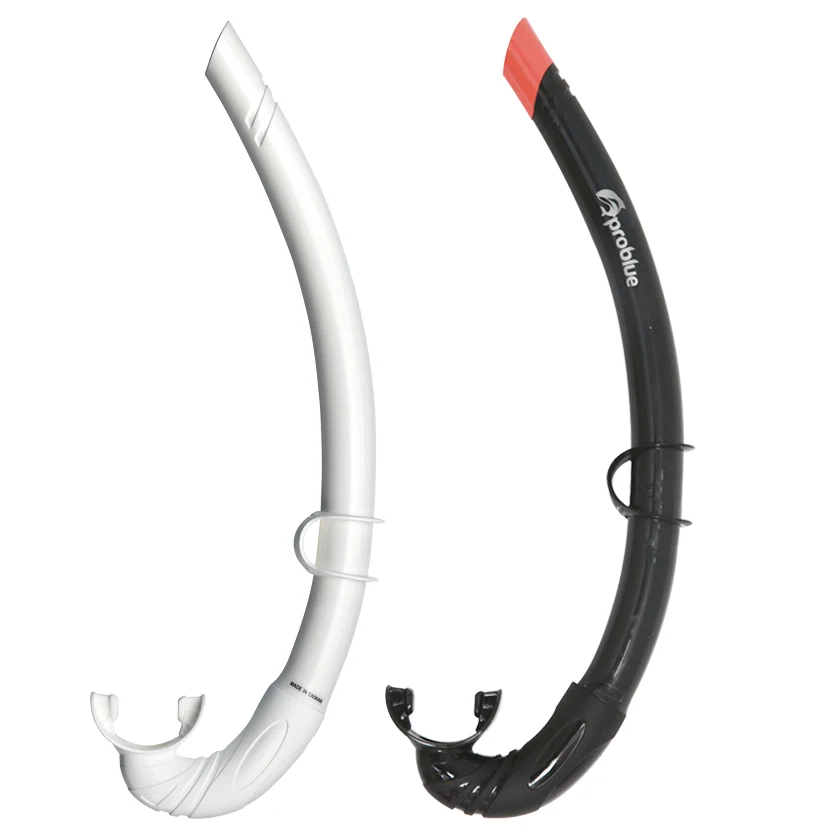 problue SN-1089W J-type TPE material lightweight snorkels freediving