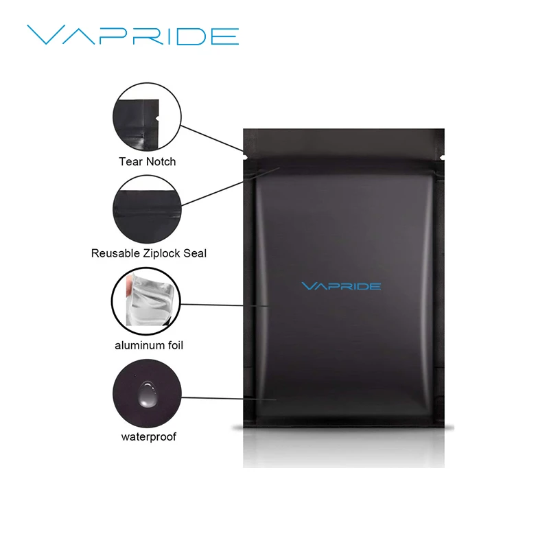 High Quality Cheap Mylar Bags Custom Printed Food Smell Proof Plastic Packaging Stand Up Zipper Bag