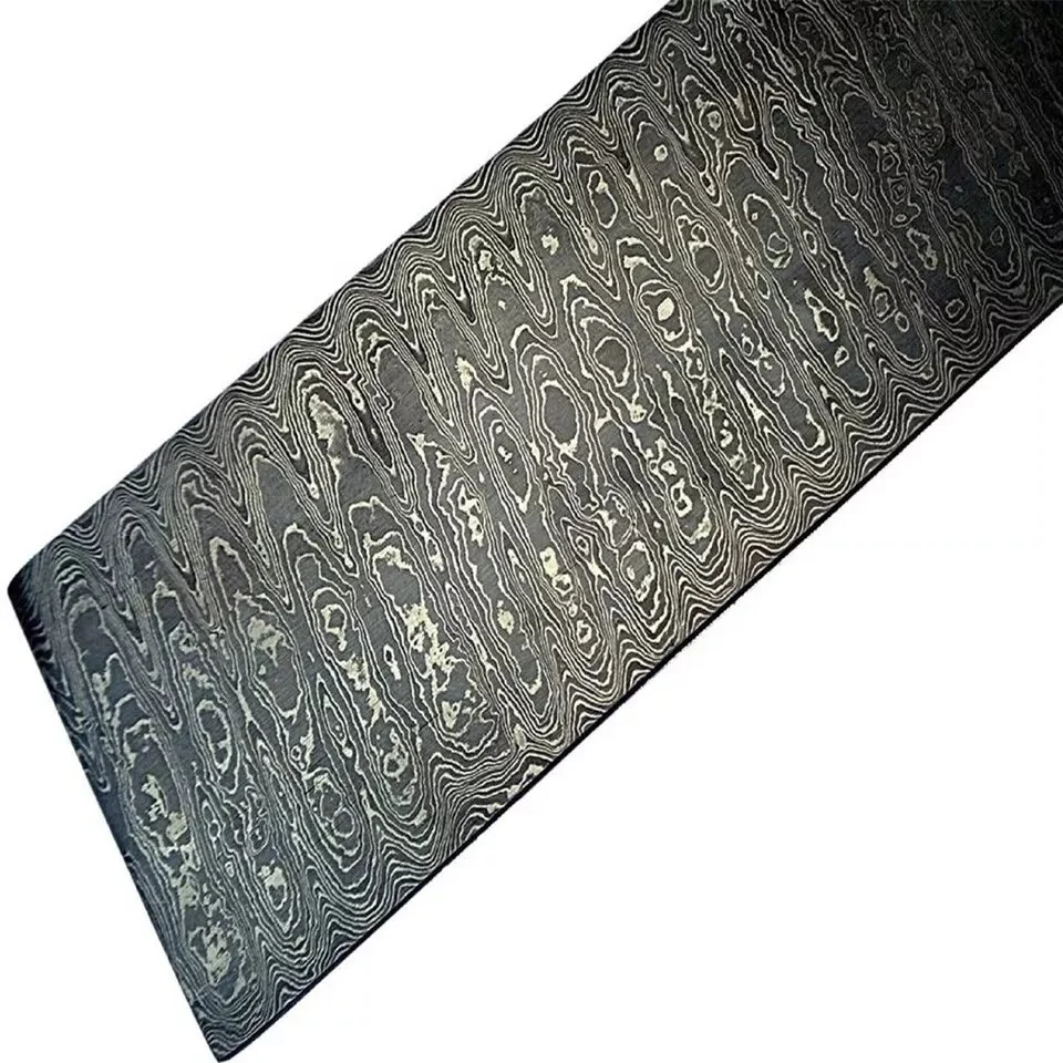 Top Quality Custom Handmade Damascus Blank Billet Damascus Steel Blank Billet For Making Knives