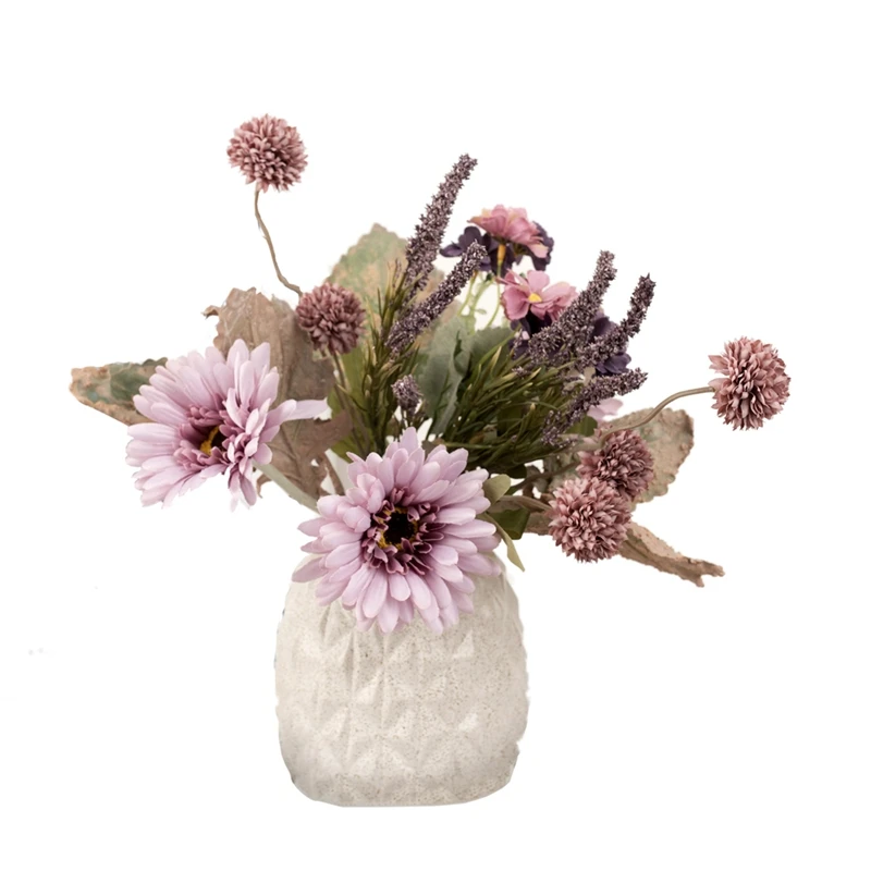 CF01013 высококачественный букет искусственных цветов гербера Одуванчик хризантемы подарок на день Святого Валентина