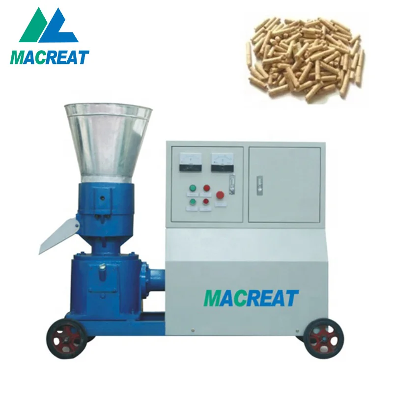 MACREAT pine wood pellets pellet mill 200kg per hour small mini pellet mill for personal use