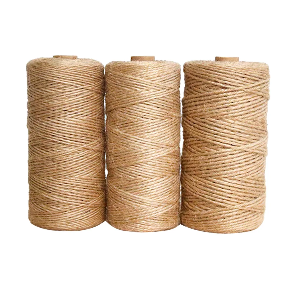 Wholesale Cheap Jute Twine Burlap Yute Rope 3Ply 2MM 6MM 10MM Jute Rope For Packing