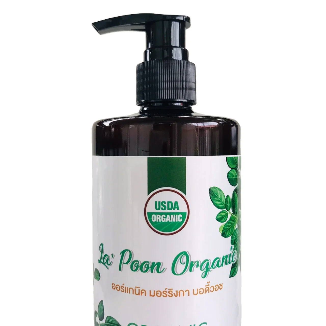 Organic Moringa Body Wash Antioxidants help to Slow Down aging Manufacturer From Thailand /OEM And Wholesale