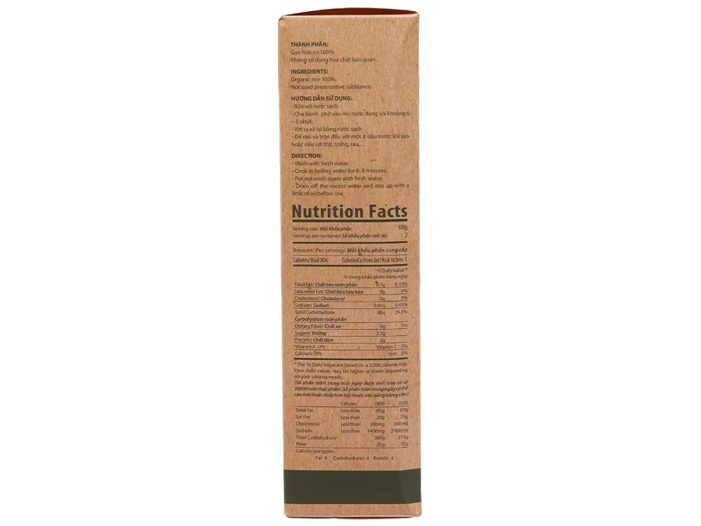 BichChi Rice Noodle Vina Organic Rice Noodle 200g In Vietnam