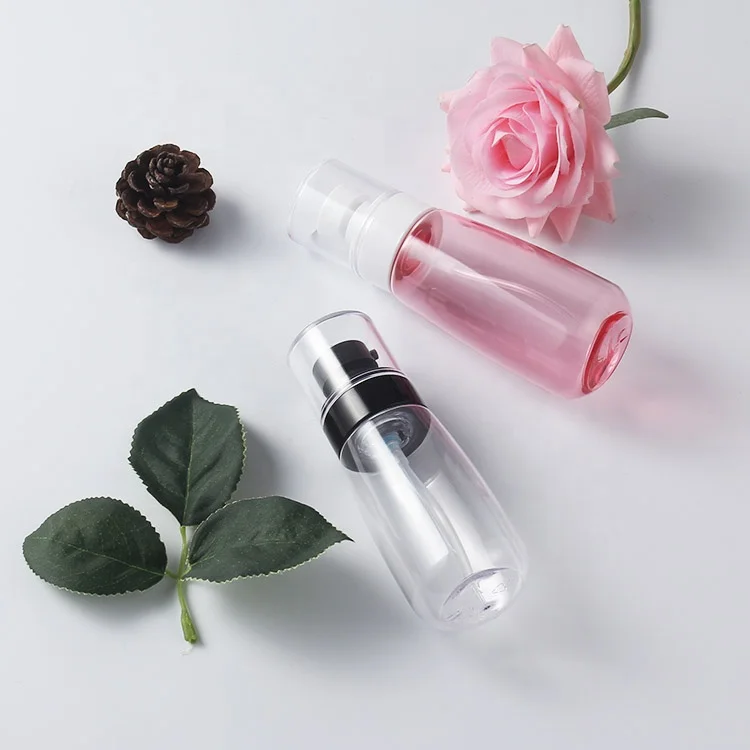 Luxury 80 Ml 100 Ml Custom Empty Airless Container Travel Lotion Pump Pressure Spray Bottle Refill Airless Pump Bottles