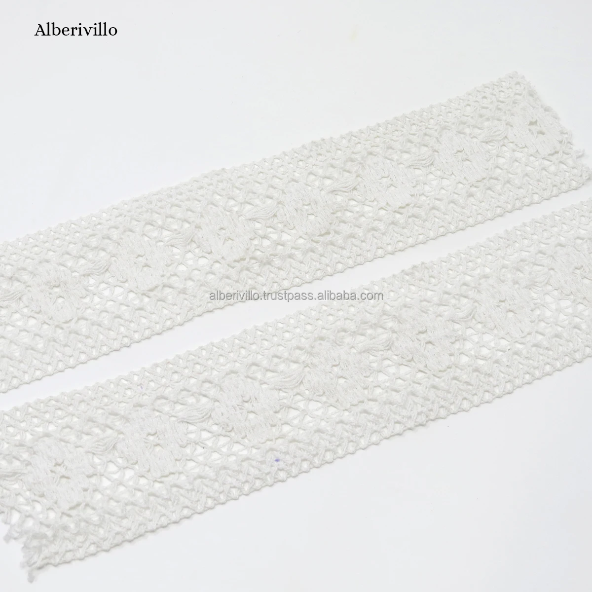 Indian Textile Handmade Lace Mesh Flower Embroidered Lace Fabric Silk Home Sewing Crafts