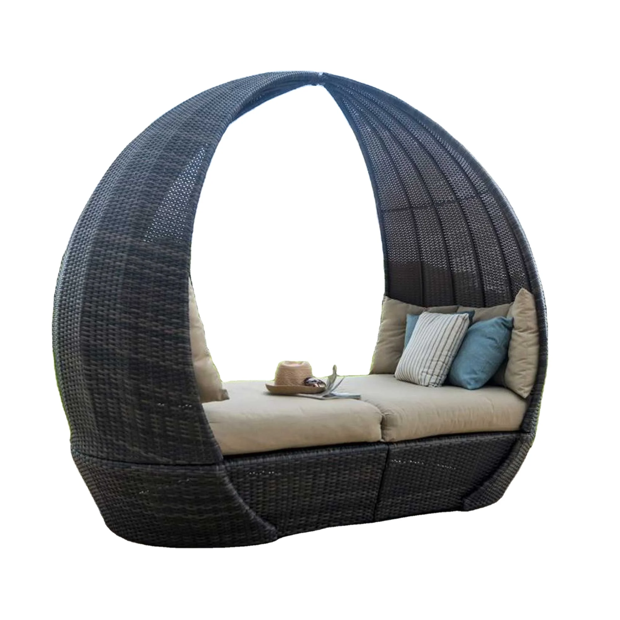 New Outdoor Furniture Rattan Sun Lounge Chair for Garden Relax