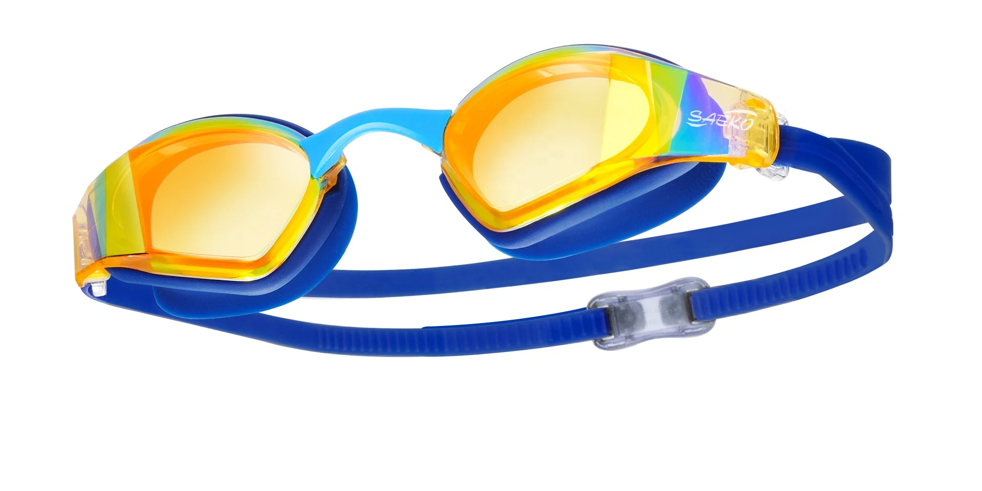 SAEKO UV Anti-Fog Silicone Swimming Goggles Adults Teens Mirror gafas de natacion oculos de natacao