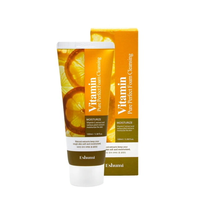 Eshumi Vitamin Pure Perfect Foam CleansingKorean cosmetics Say goodbye to wrinkles and dark spots Korean beauty