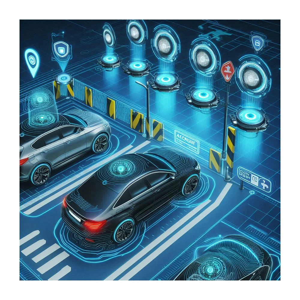 24/7 Vehicle Security Central Locking System with Panic Button and Siren for Car Automatic Locking and Surveillance Cameras