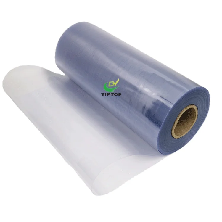 Tiptop 0.13mm clear waterproof transparent colorful packaging plastic sheet rigid PVC film