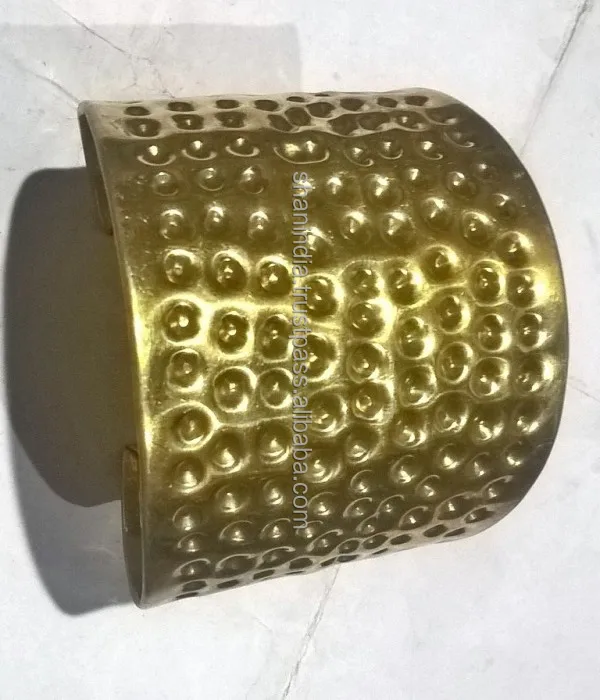 High Quality Handmade partywear Fashion Metal cuff oversize handcuffs brass cuffs