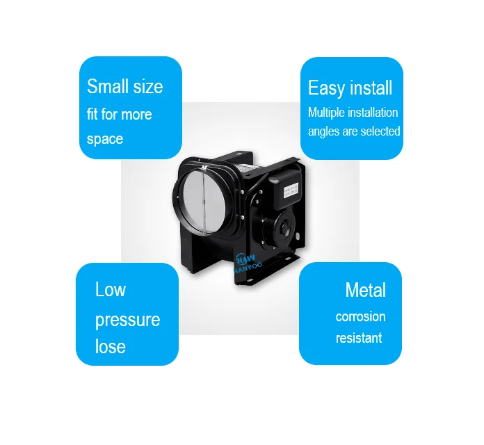 NANYOO  The most economical silent split pipe fan metal housing 40W 42dB
