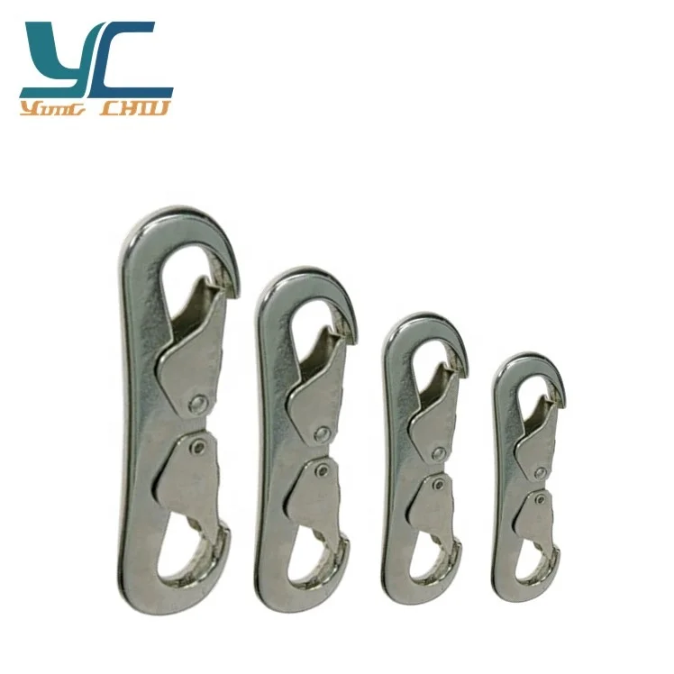 Чугунный шарнирный крючок с защелкой 120g для лямки на шее