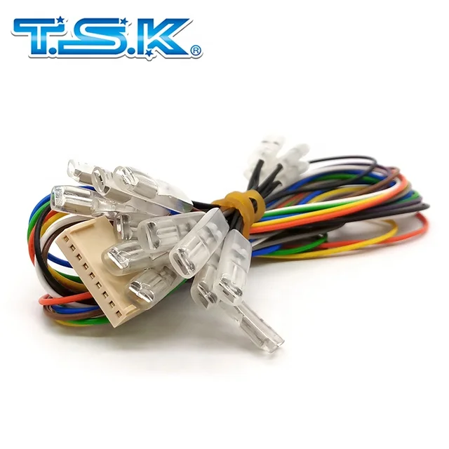 Wires Set for TR3 Roulette Game Button Version : TSK Taiwan Roulette Kit / Tragaperras / Ruleta