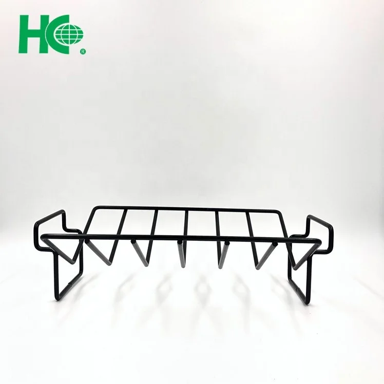 Chrome rib barbecue rack