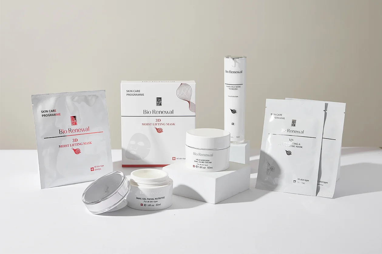 Popular Helix Aspersa Snail Slime Cream 50ML Moisturizing Face Cream For Damaged Skin After Laser with Shea Butter