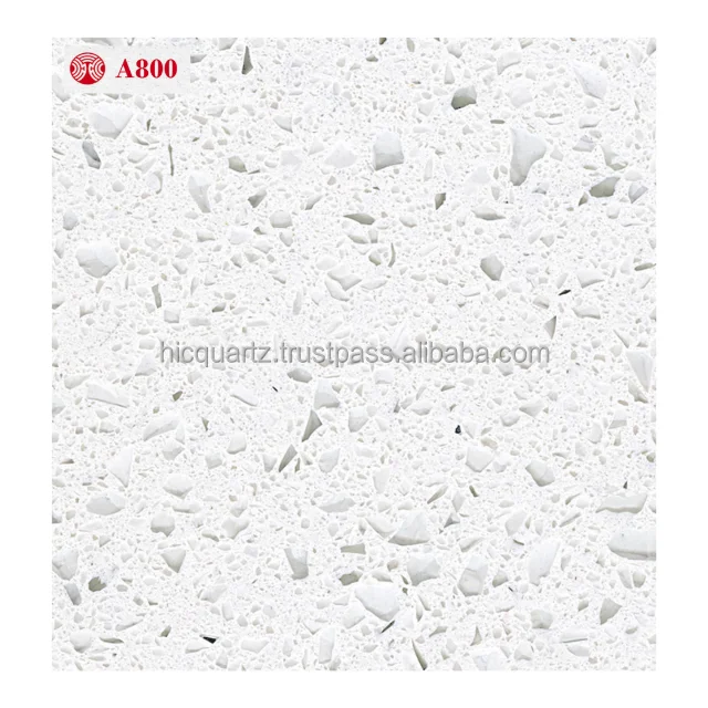 Stunning Design Crystal White Quartz Countertops Vanity Tops Table Tops