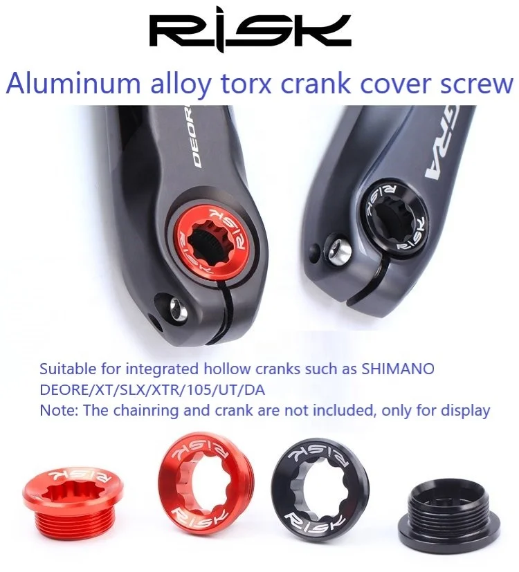 Риска M20 * 8 верх с крупной ячейкой; Плиты винтового алюминиевого сплава один шт полых наружных BB Большая тарелка кривошипно-легкий вес винт C15-85