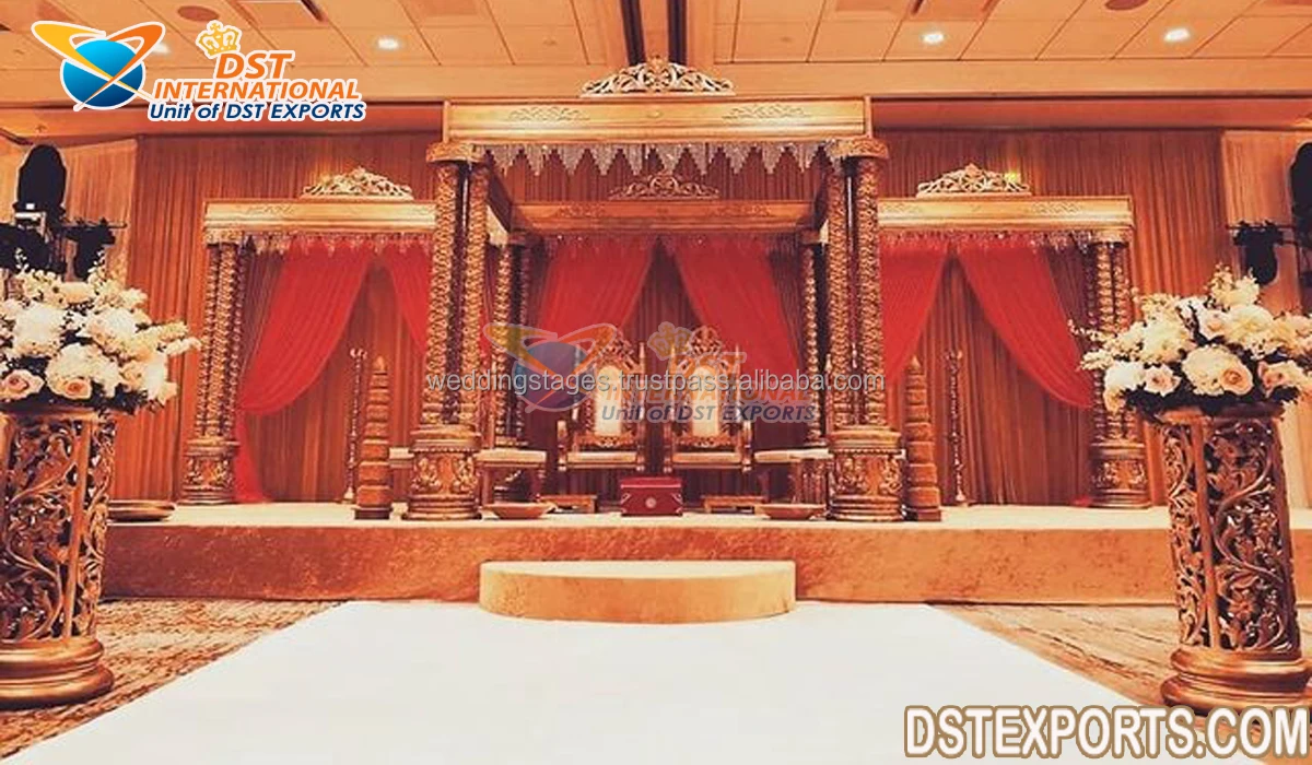 Maharaja Wedding Mustache Style Mandap Decor Royal Maharaja Style Wedding Mandap Destination Wedding Royal Mandap Decoration