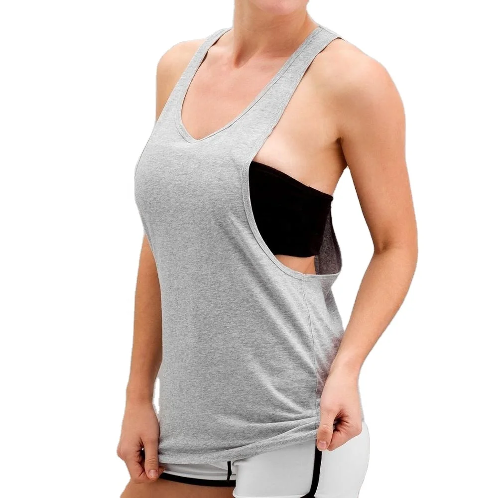 2022 latest design Sports T-shirt Sleeveless tank top Workout Women Gym Fitness Vest Fitness & Yoga Wear