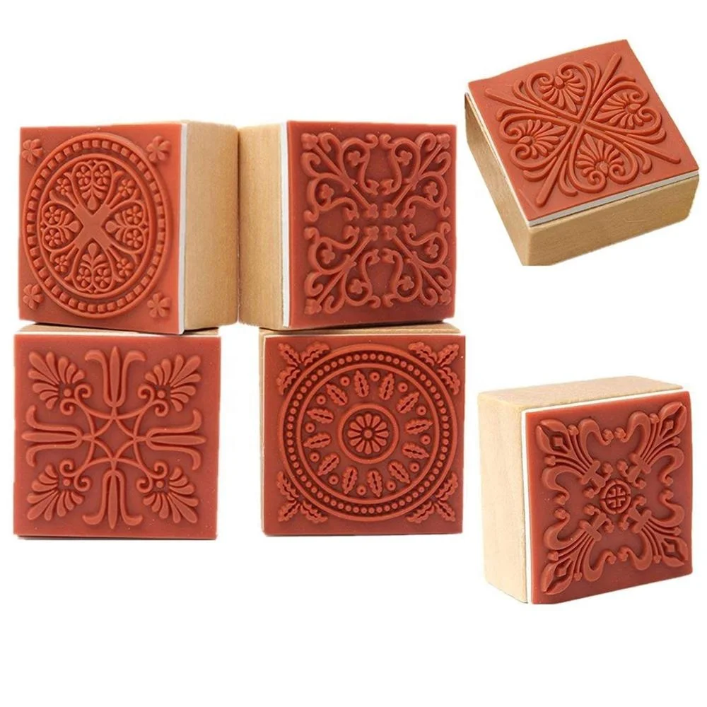 Wooden Rubber Stamp