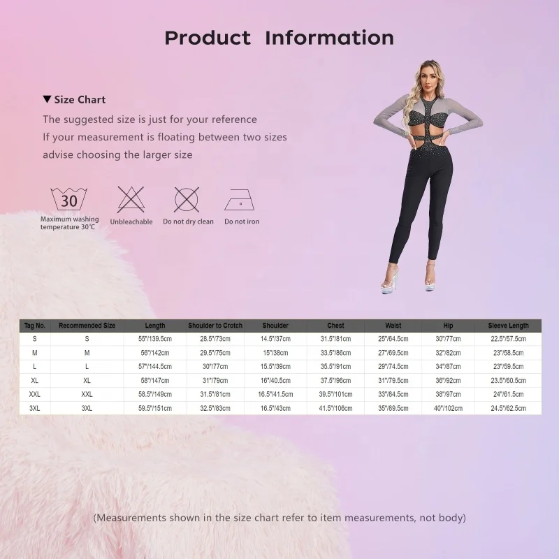 Custom Wholesale Dancewear Women Dance Costume Jumpsuit Sequin Rhinestone Sexy Clubwear Pole Dance Wear Bodysuit For Women
