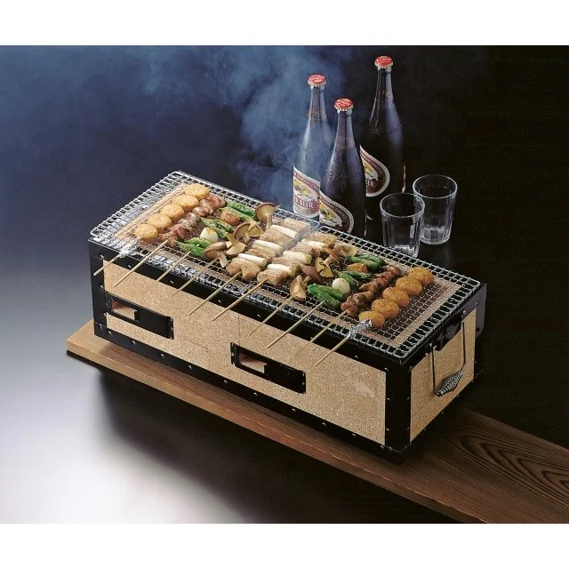 Hot Selling Japanese Style Ceramic Barbecue Charcoal Grill 21020 Charcoal BBQ Grill L