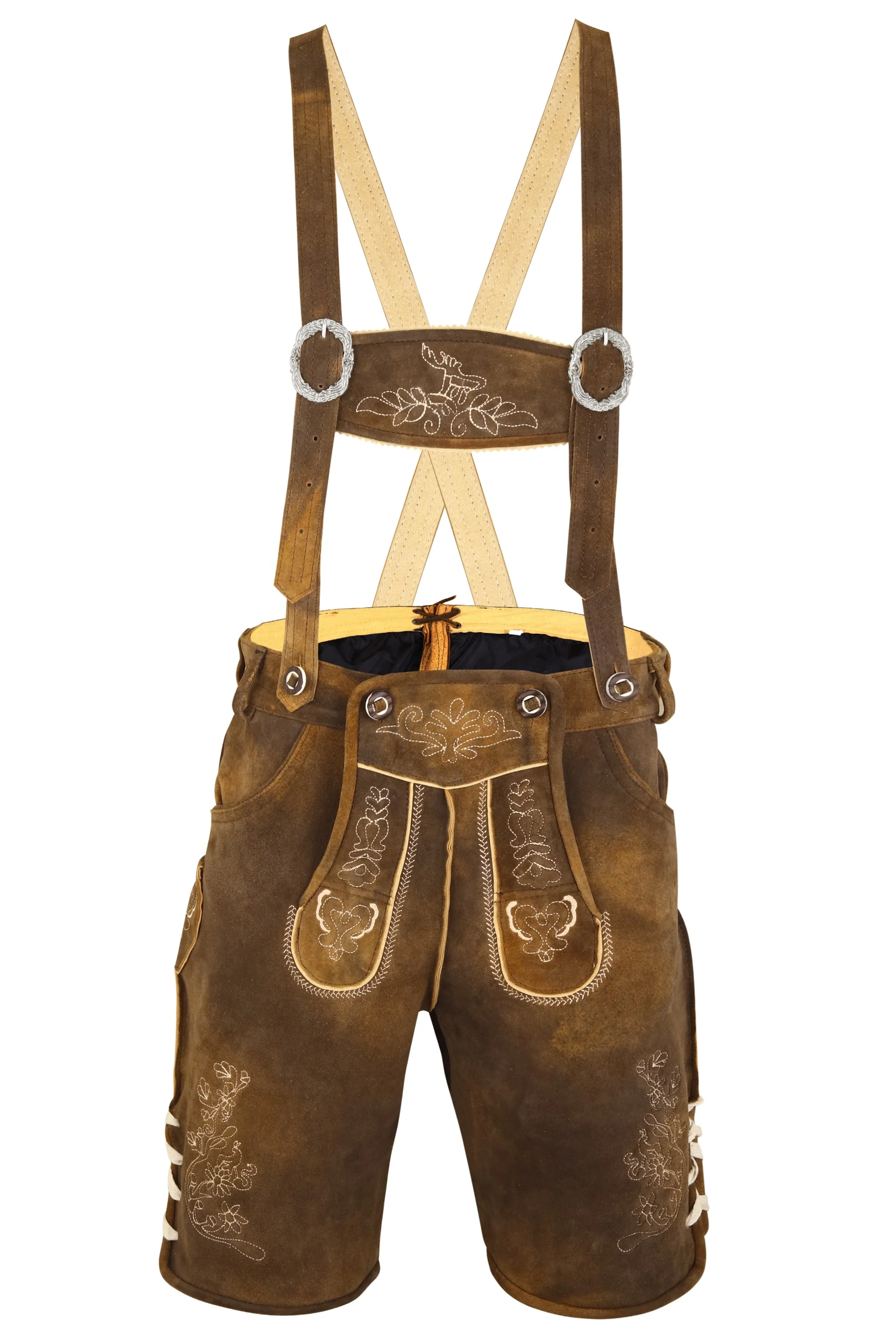 Trachten Lederhosen Herren kurz - oktoberfest bavarian kurz lederhose 2024