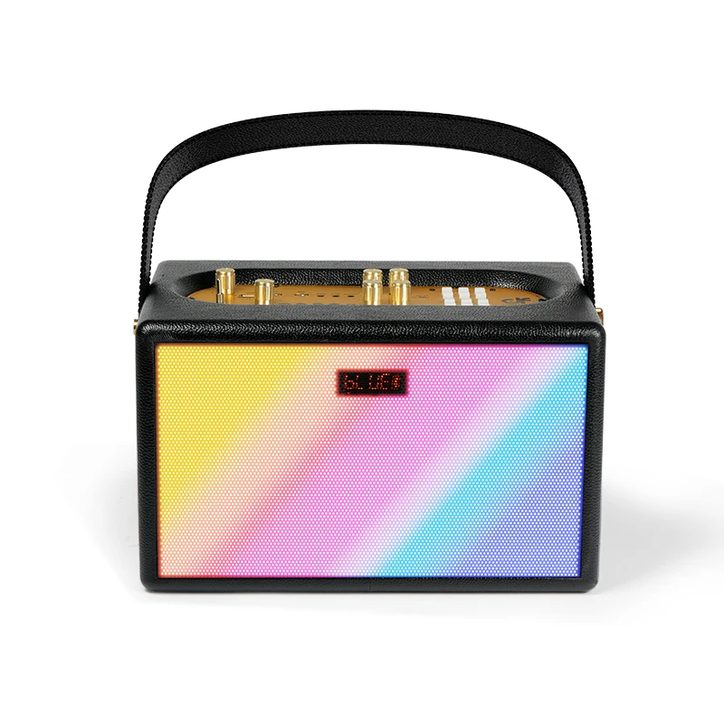 Portable Speaker With Live Streaming Earphone Monitor Wired Wireless Mic Battery Function Bluetooth Speaker