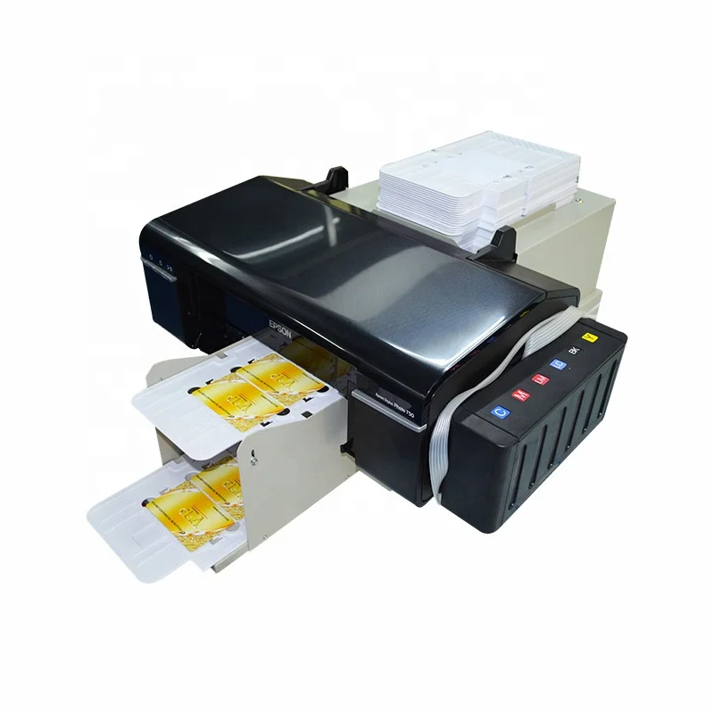 Automatic Cheap Price Plastic PVC ID Card Printer Machine with max 50 trays