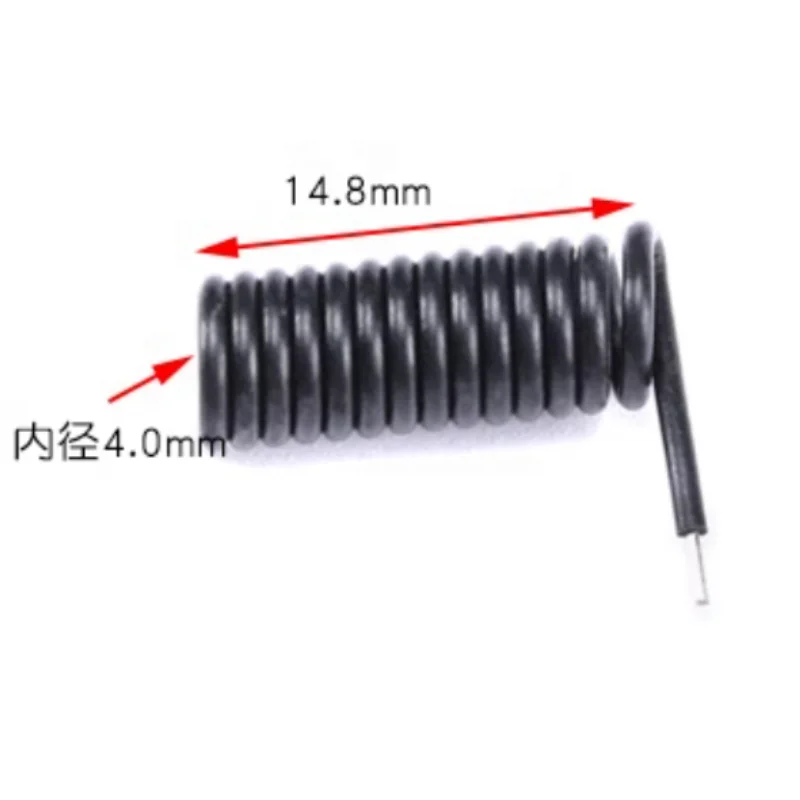 FYX Stock 315MHZ 433MHZ spring Helical antenna wireless receiving transmitting radio equipment rf assembly black rubber spiral