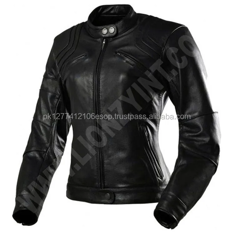 OEM New High Quality White PU Best Selling Price High Quality Ladies Women Leather Jacket